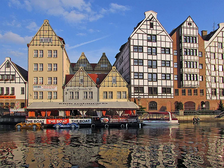 Danzig Mottlau Speicherstadt