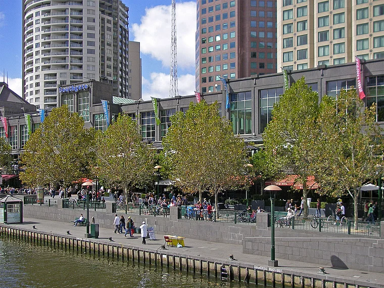Melbourne Southgate Uferpromenade