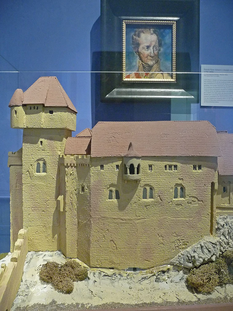 Weinviertel Wilfersdorf Burg Liechtenstein Modell