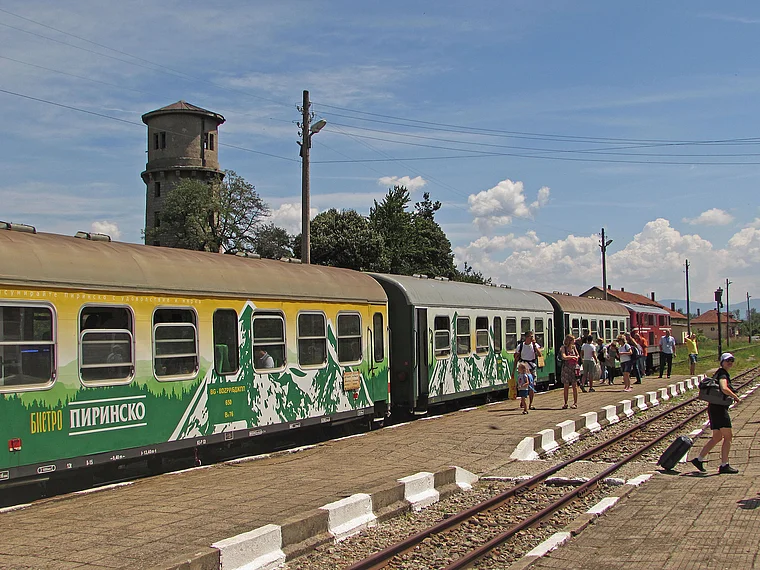 Bulgarien Bansko Schmalspurbahn