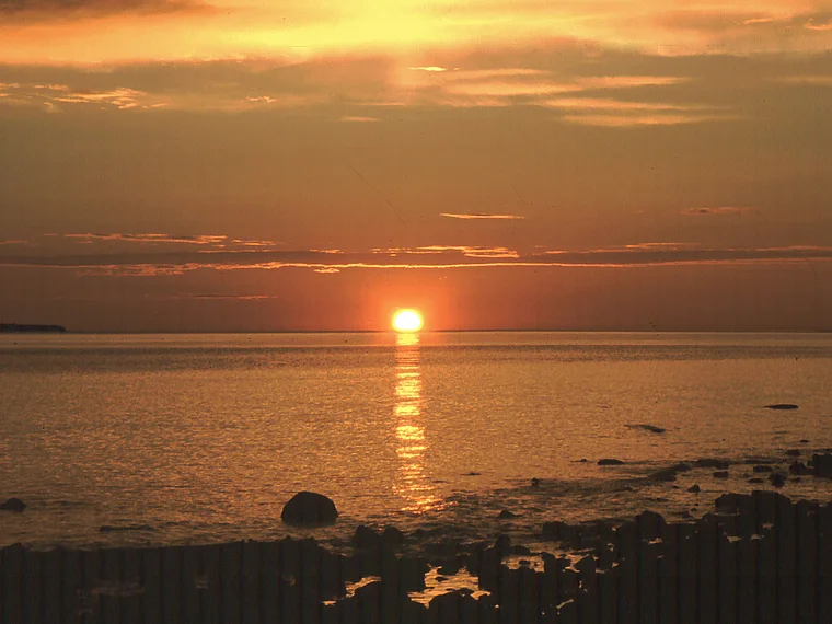 USA Lake Michigan St. Ignace Sonnenuntergang