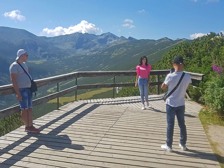 Bulgarien Musala Gipfelstation Seilbahn