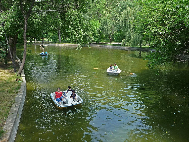Bukarest Cismigiu Park Boote