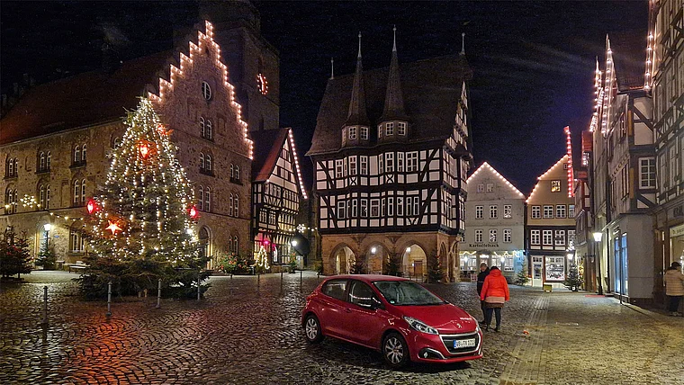 Alsfeld Marktplatz Advent