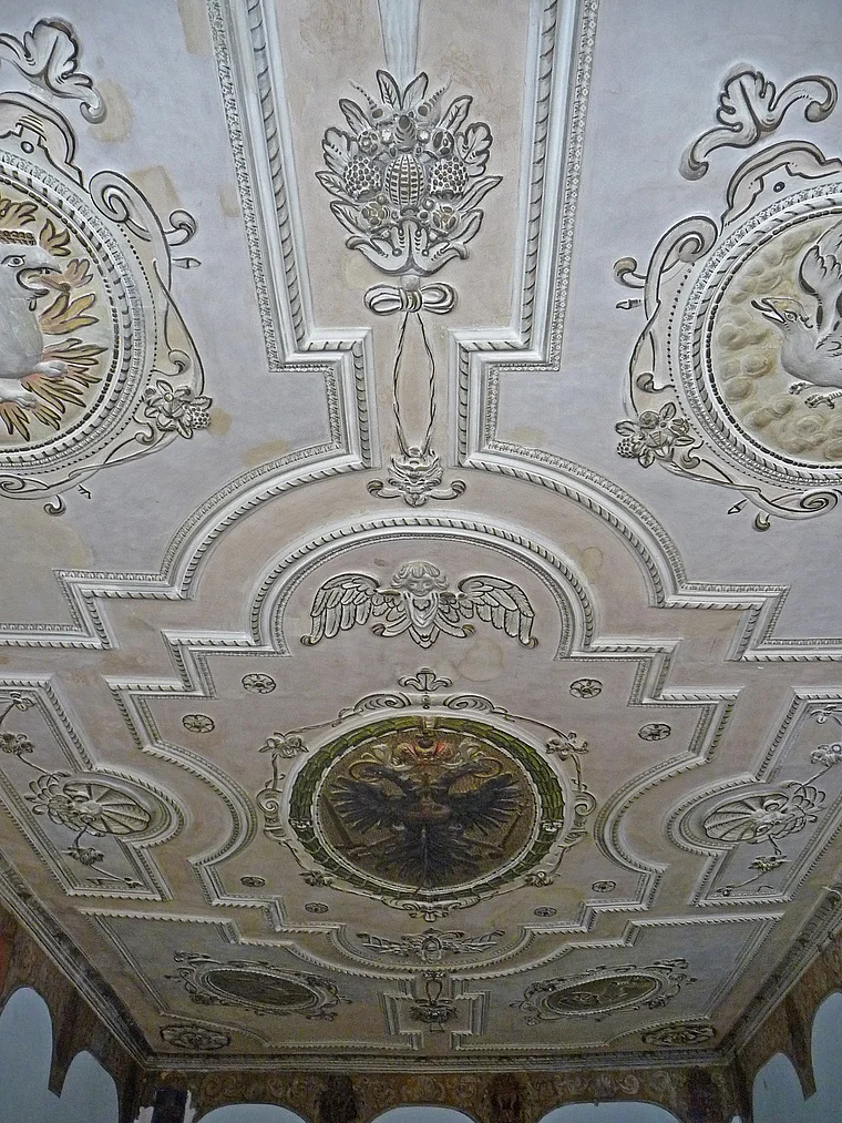 Regensburg Zum goldenen Kreuz Kaisersaal Decke