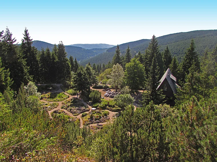 Oberhof Rennsteiggarten Totale