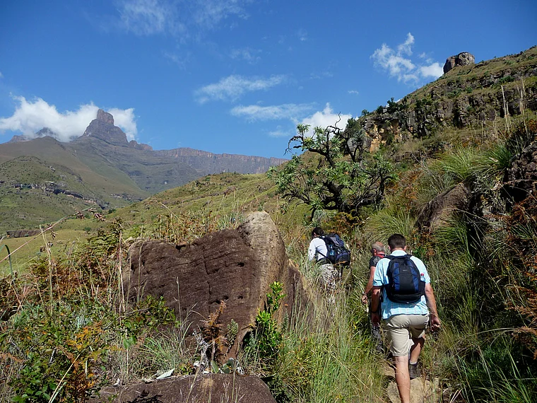 Drakensberge Südafrika Wanderung