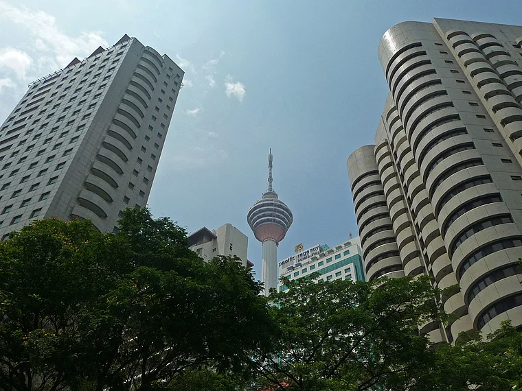Kuala Lumpur KL Tower von unten