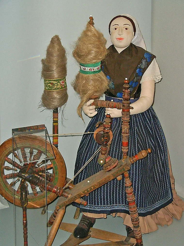 Bautzen Sorbisches Museum Spinnrad