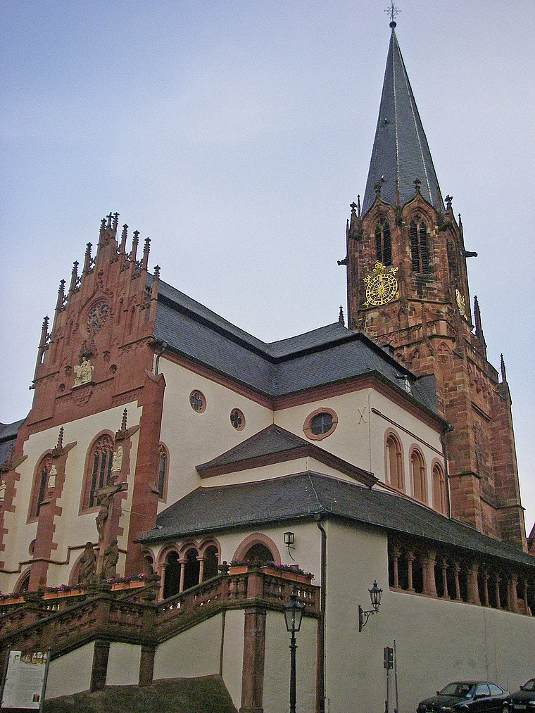Aschaffenburg Stiftskirche außen