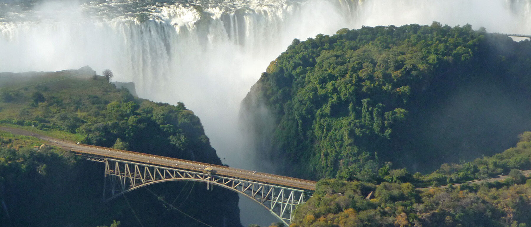 Victoria Falls Victoriafälle aus der Luft