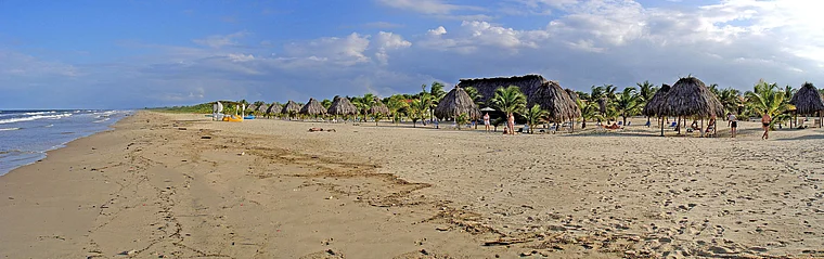 Venezuela Laguna de Tacarigua Sandstrand Totale
