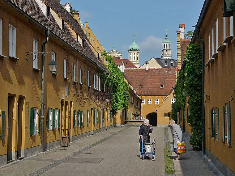 Augsburg Fuggerei Herrengasse
