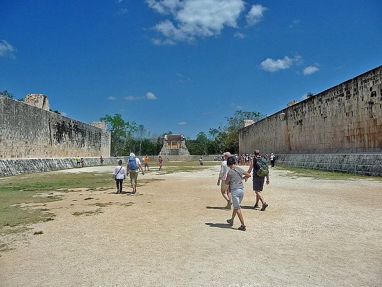 Mexiko Chichen Itza Stadion innen