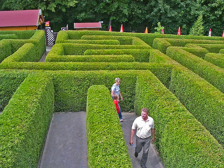 Kleinwelka Irrgarten Heckenlabyrinth