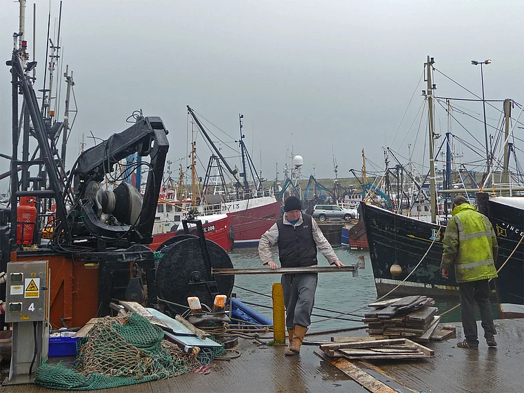Nordirland Portavogie Hafen