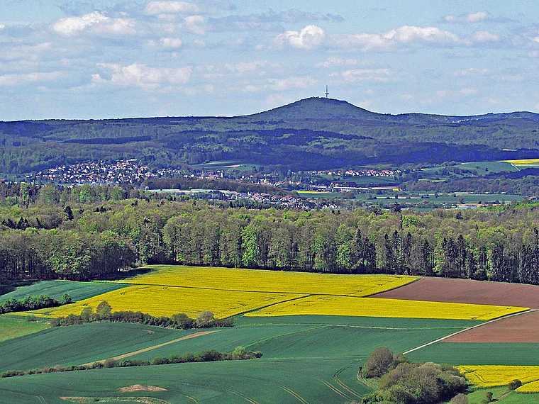 Ebsdorfergrund Aussicht Dünsberg