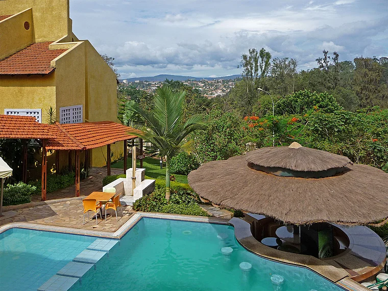 Ruanda Kigali Hotel Mille Collines Pool