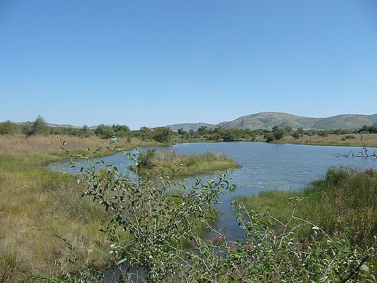 Südafrika Pilanesberg National Park Totale mit See