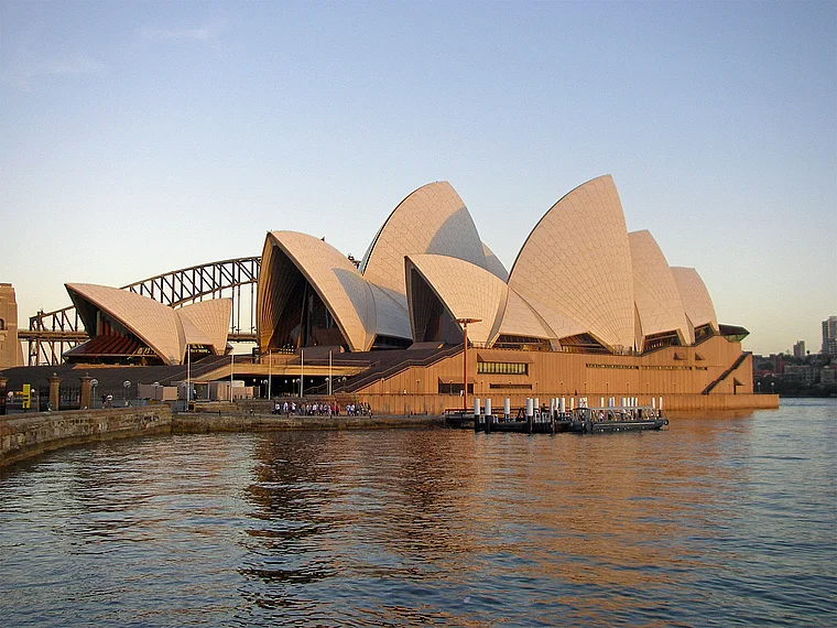 Sydney Opernhaus Abendlicht