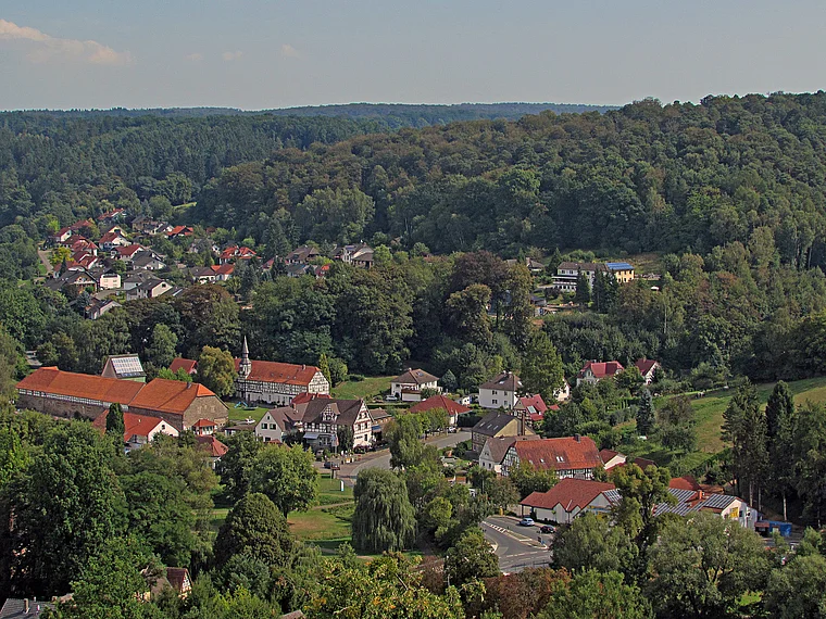 Trendelburg Rapunzelturm Aussicht
