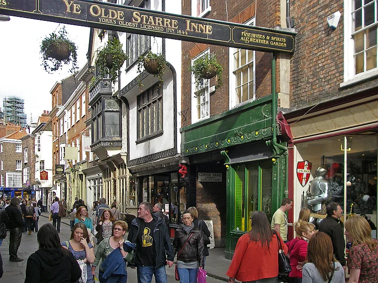 York Altstadt Schild Ye Olde Starre Inn