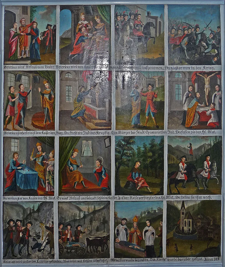 Heiligenblut Bricciuskapelle Legende in Bildern