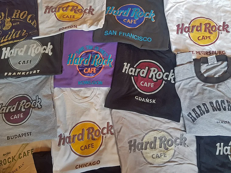 Hard Rock Cafe T Shirt Sammlung