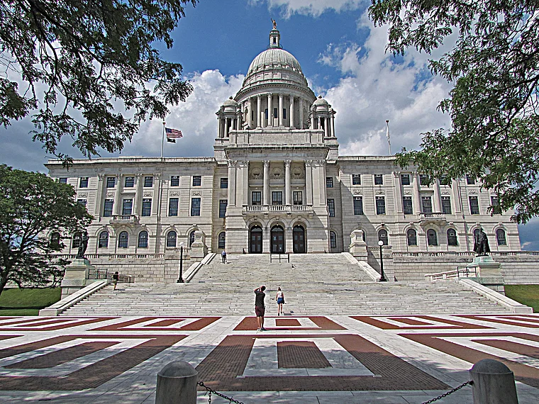 Rhode Island Providence Kapitol außen