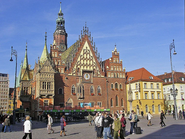 Breslau Rathaus außen