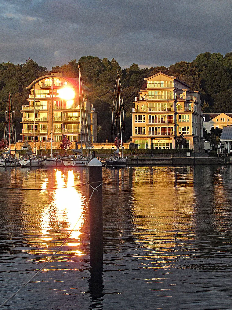 Flensburg Förde Abendsonne