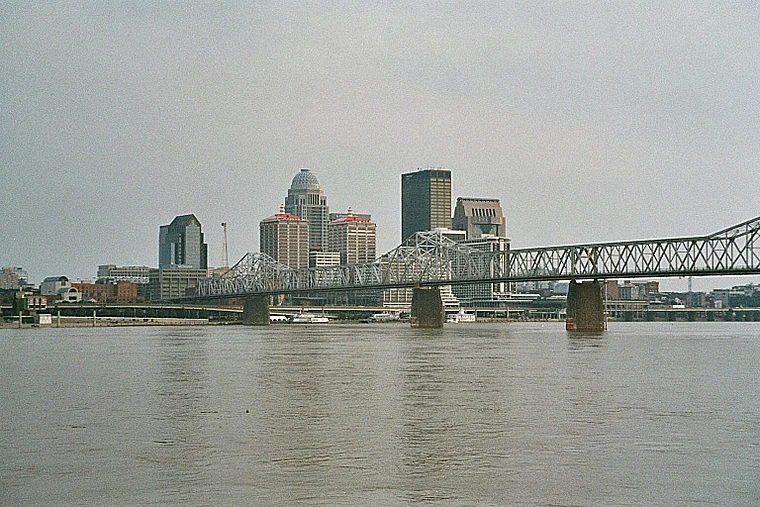 Kentucky Louisville Brücke über Ohio River