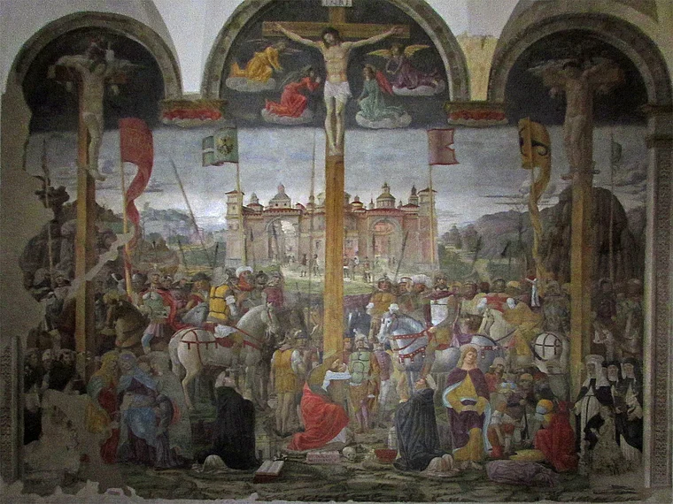 Mailand Santa Maria delle Grazie Kreuzigung Montorfano