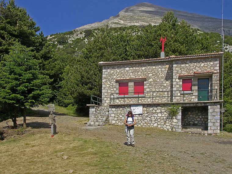 Peloponnes Profitis Ilias Schutzhütte