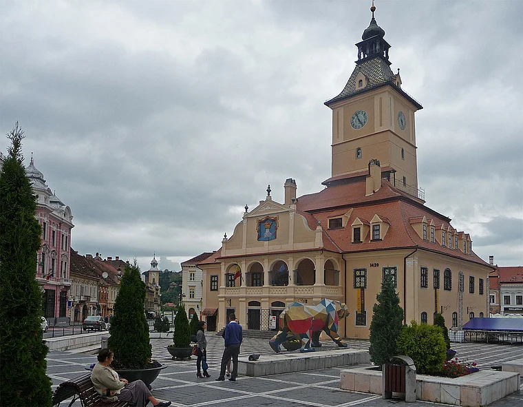 Rumänien Brasov Rathaus