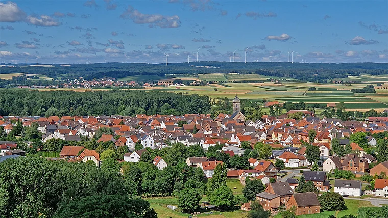 Volkmarsen Kugelburg Aussicht