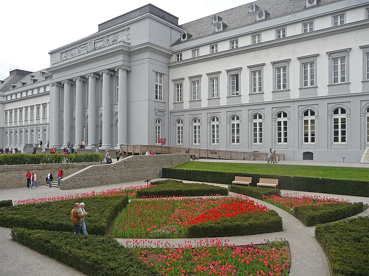 Koblenz Bundesgartenschau Schloss Rückseite