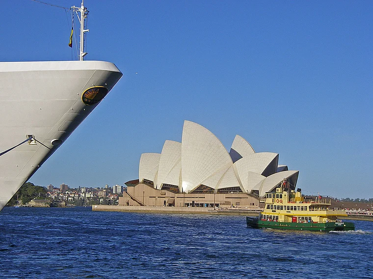 Sydney Opernhaus vom Wasser