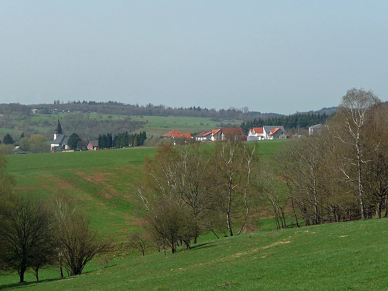 Saarland Bergen von fern