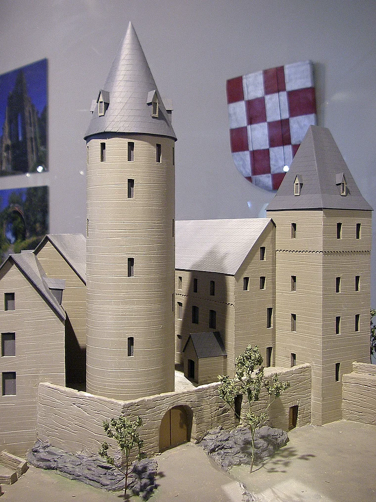 Hunsrück Kastellaun Burg Modell
