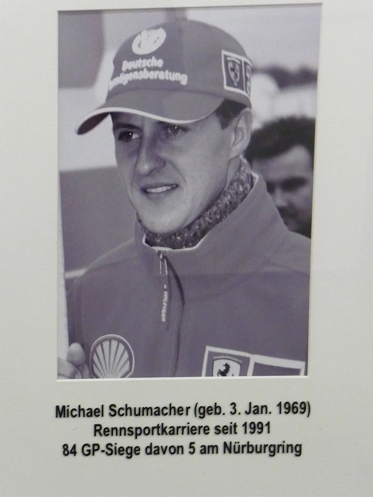 Nürburgring Museum Foto Schumacher