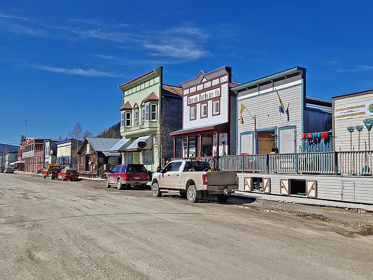 Yukon Dawson City Wildwest-Atmosphäre