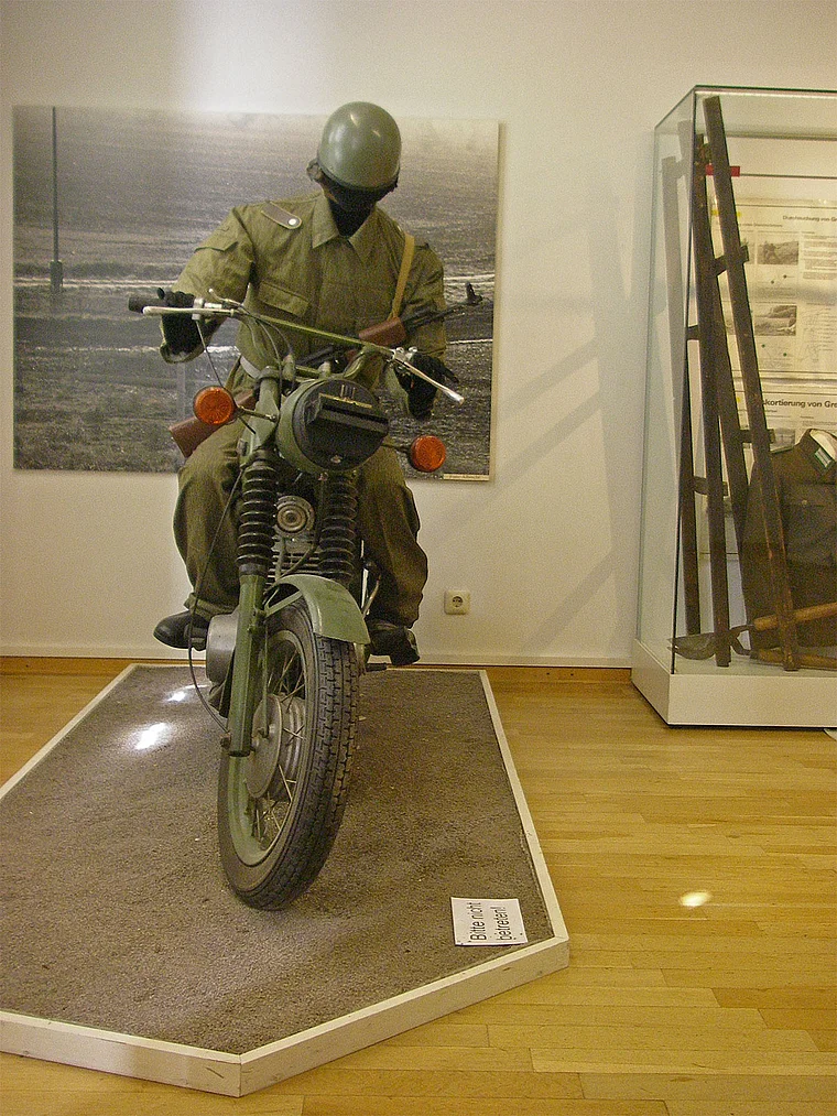 Helmstedt Zonengrenzmuseum Kradmelder