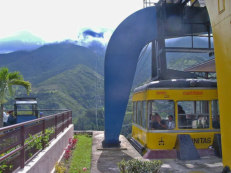 Venezuela Merida Seilbahn Talstation