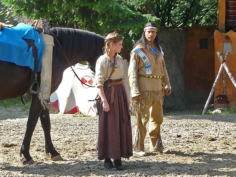 Karl May Festspiele Dasing Halbblut Szene mit Winnetou