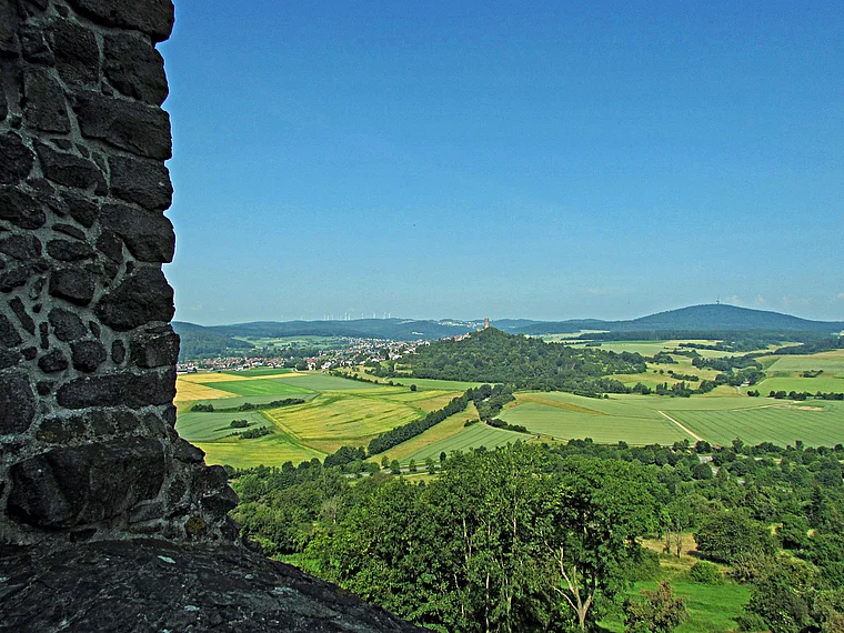 Wettenberg Burg Gleiberg Ausssicht