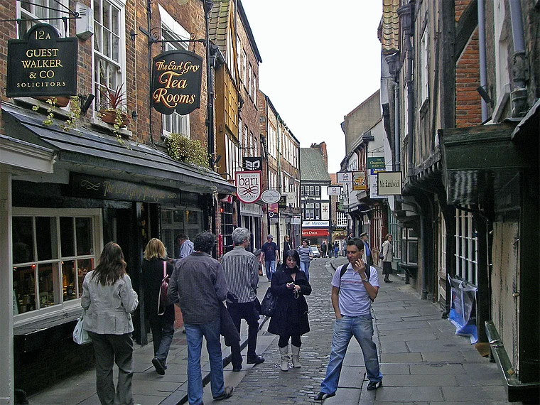 York Altstadt Schild Earl Grey Tea Rooms