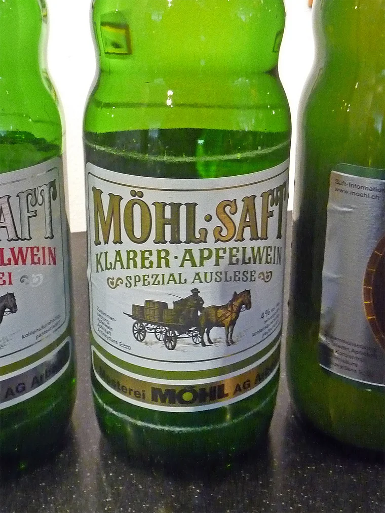 Thurgau Apfelsaft in Flasche