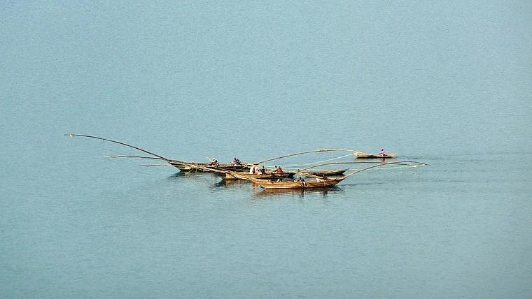 Ruanda Kiwu See Fischerboote