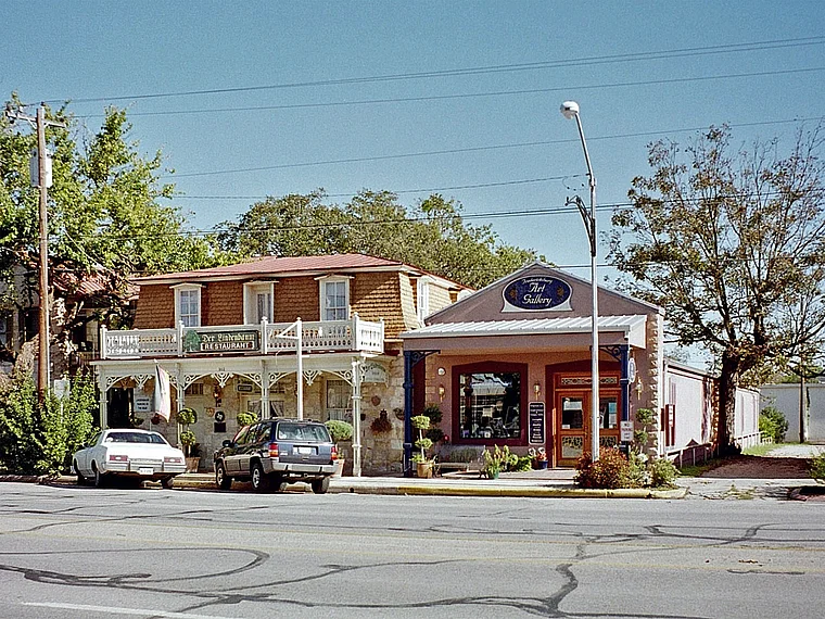Texas Fredricksburg Der Lindenbaum außen